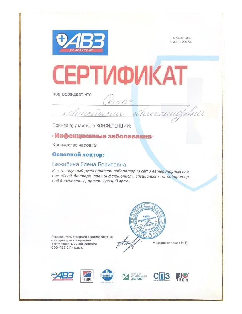 Сертификат